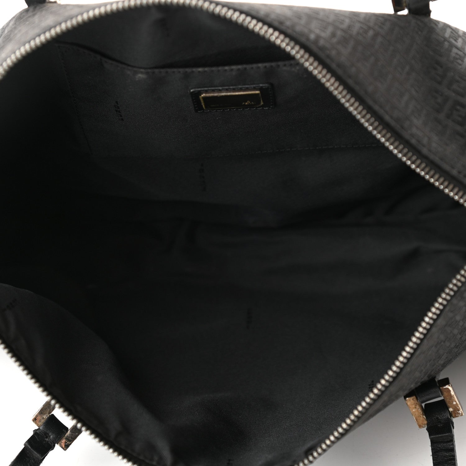 Fendi Zucchino Tote Black 5 of 19