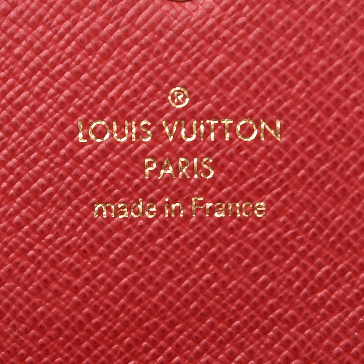 Louis Vuitton Damier Ebene Josephine Wallet Red 5 of 9
