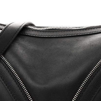Versace Calfskin Medium Repeat Zip Hobo Black 8 of 11