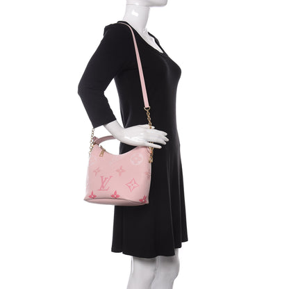 Louis Vuitton Empreinte Monogram Giant By The Pool Marshmallow Hobo PM Bouton De Rose 2 of 10