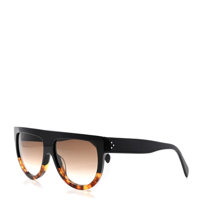 Celine Shadow Sunglasses CL 41026/S Black Havana 1 of 5