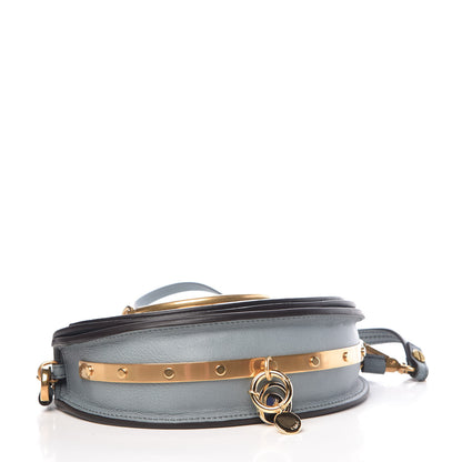 Chloe Calfskin Small Nile Bracelet Minaudiere Bag Cloudy Blue 4 of 10