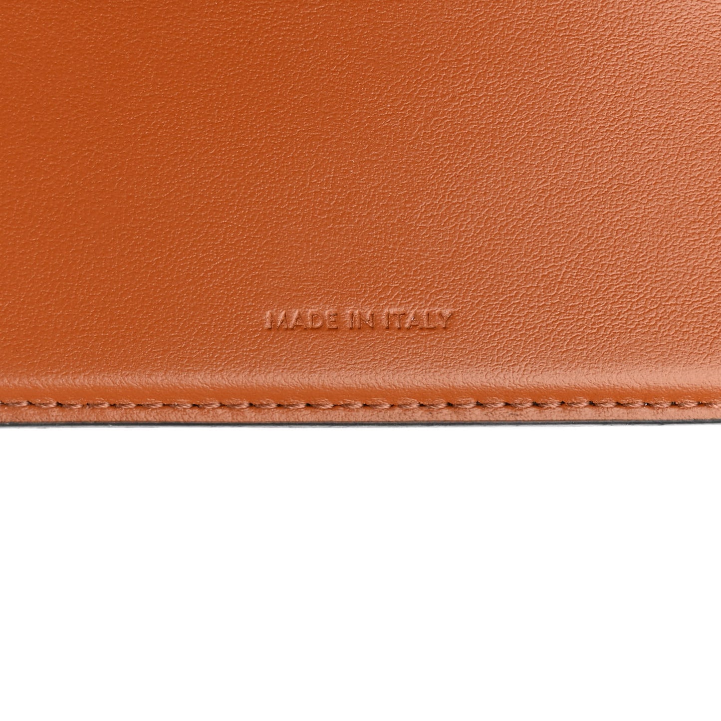 Canvas Triomphe Lambskin Folded Compact Wallet Tan