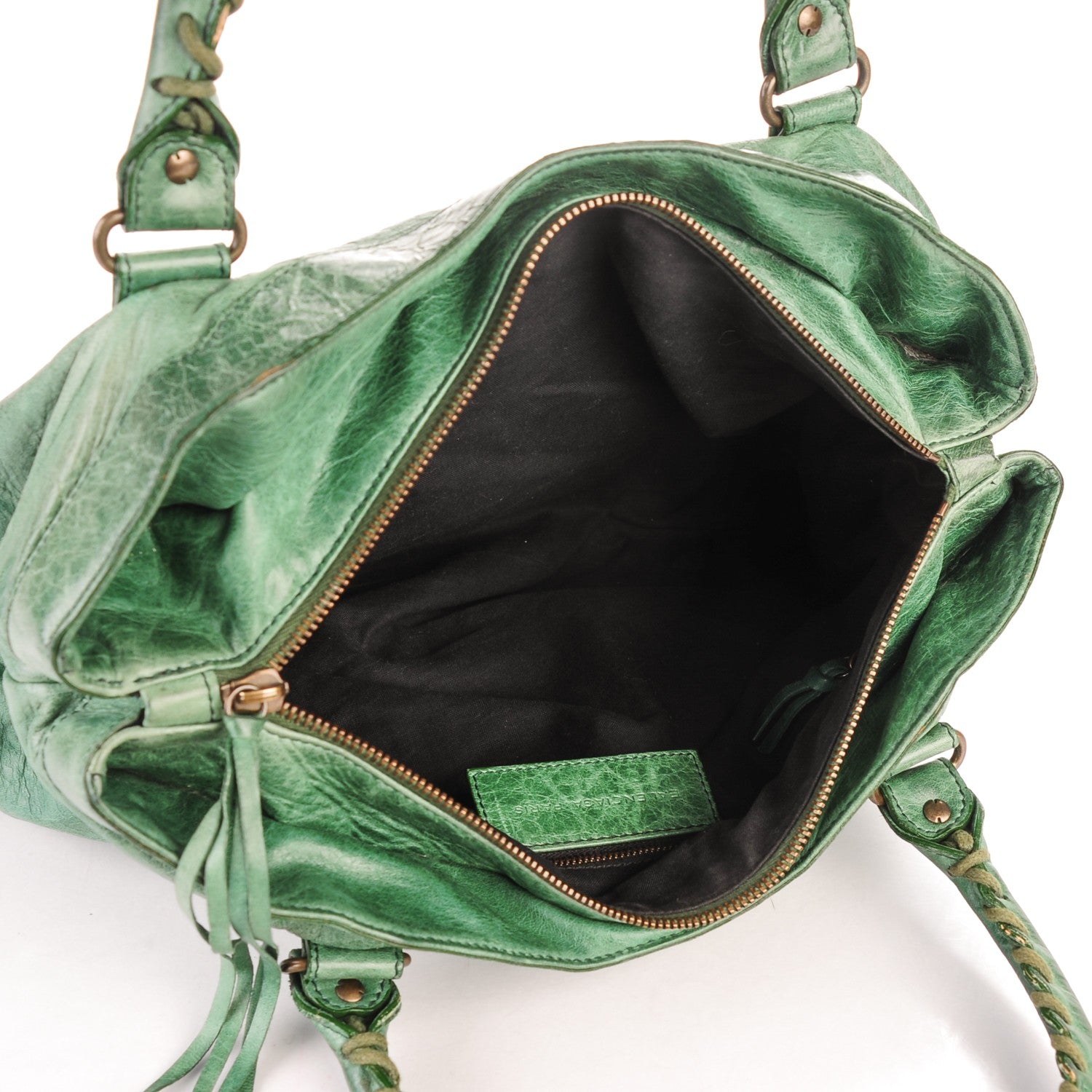 Balenciaga Chevre Classic Hardware Purse Emeraude 5 of 10