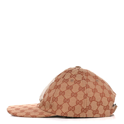 Gucci X MLB Monogram NY Yankees Baseball Hat 55-59 Beige Ruggine 3 of 7