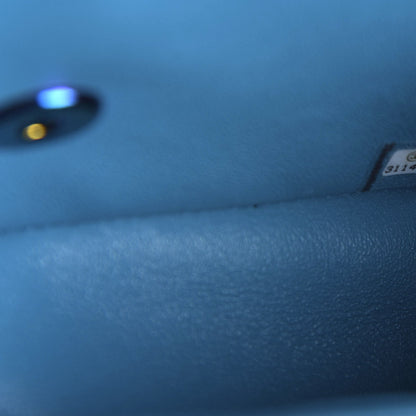 Chanel Lambskin Quilted Mini Rectangular Flap Green Blue 7 of 10