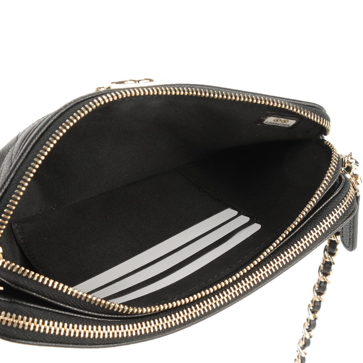 Chanel Caviar Quilted Small Boy Clutch With Chain Black 8 of 8