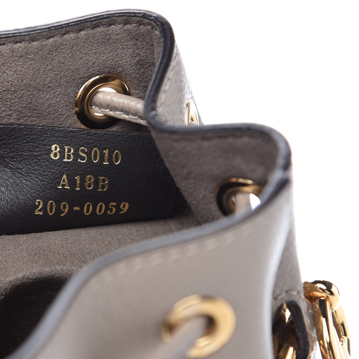 Fendi Vitello Cruise F is Fendi Mini Mon Tresor Bucket Bag Tortora 9 of 11