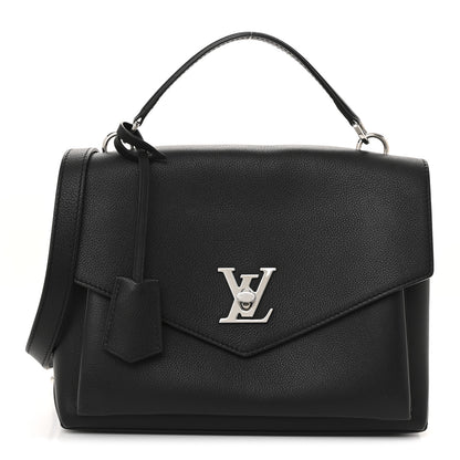 Louis Vuitton Soft Calfskin My Lockme Top Handle Black 1 of 15