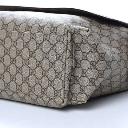 Gucci GG Plus Monogram Messenger Diaper Bag Dark Brown 11 of 13