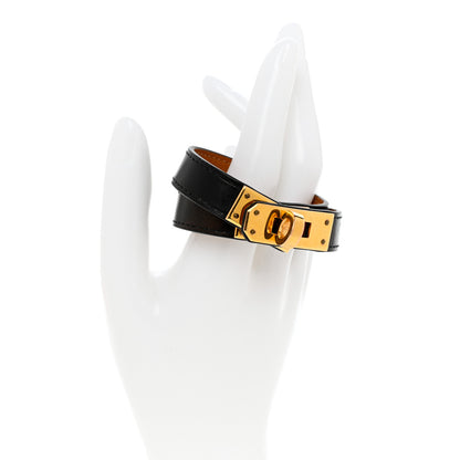 Hermes Box Kelly Double Tour Bracelet XS Black 2 of 7