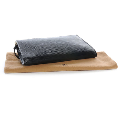Louis Vuitton Epi Pochette Accessories 21 Black 4 of 7