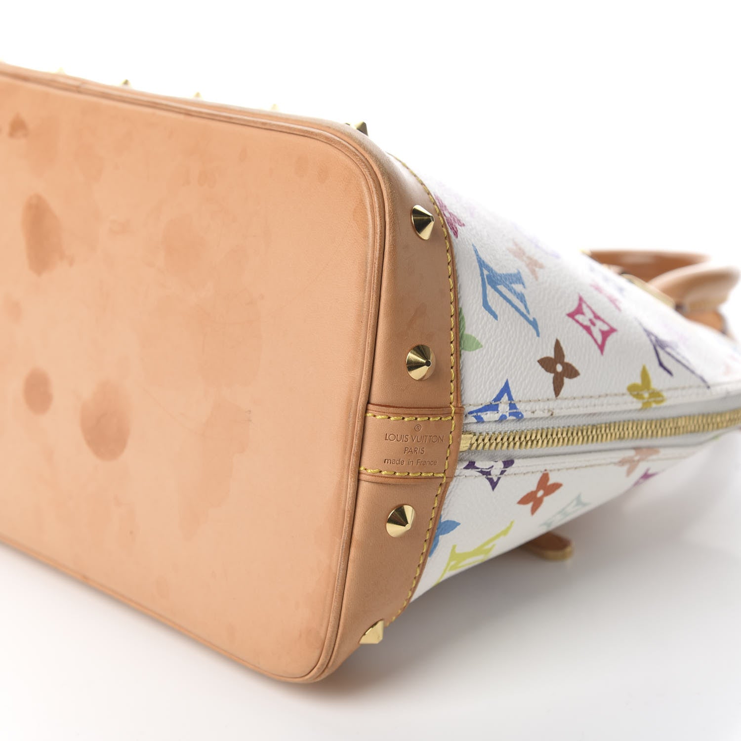 Louis Vuitton Monogram Multicolor Alma White 6 of 8