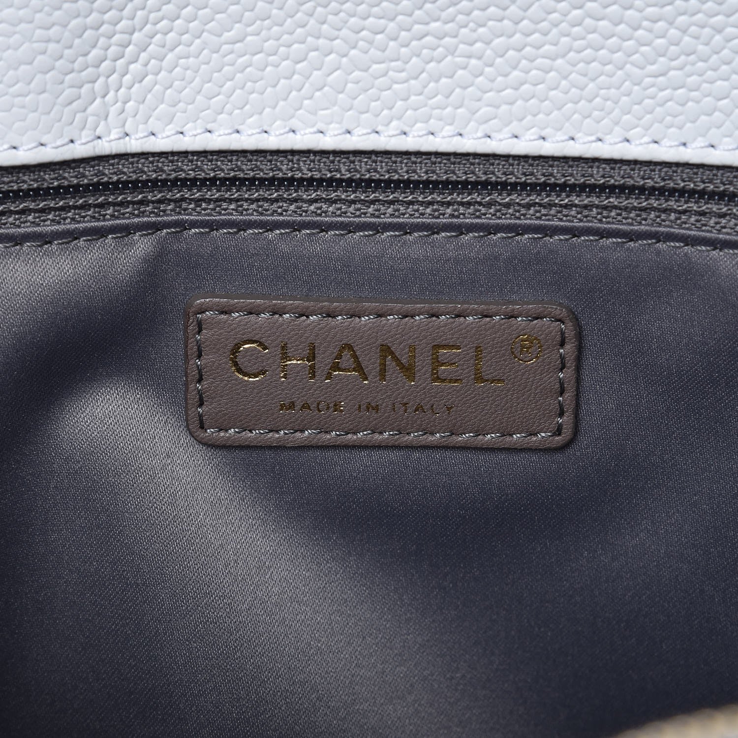 Chanel Caviar Quilted Grand Shopping Tote GST White 6 of 11