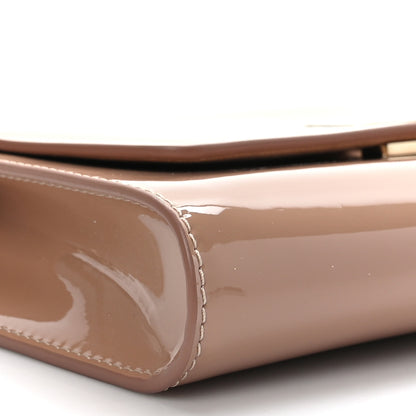 Christian Louboutin Patent Vero Dodat Clutch Nude 7 of 8