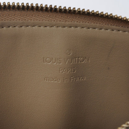 Louis Vuitton Vernis Lexington Fleurs Pochette Beige 5 of 7