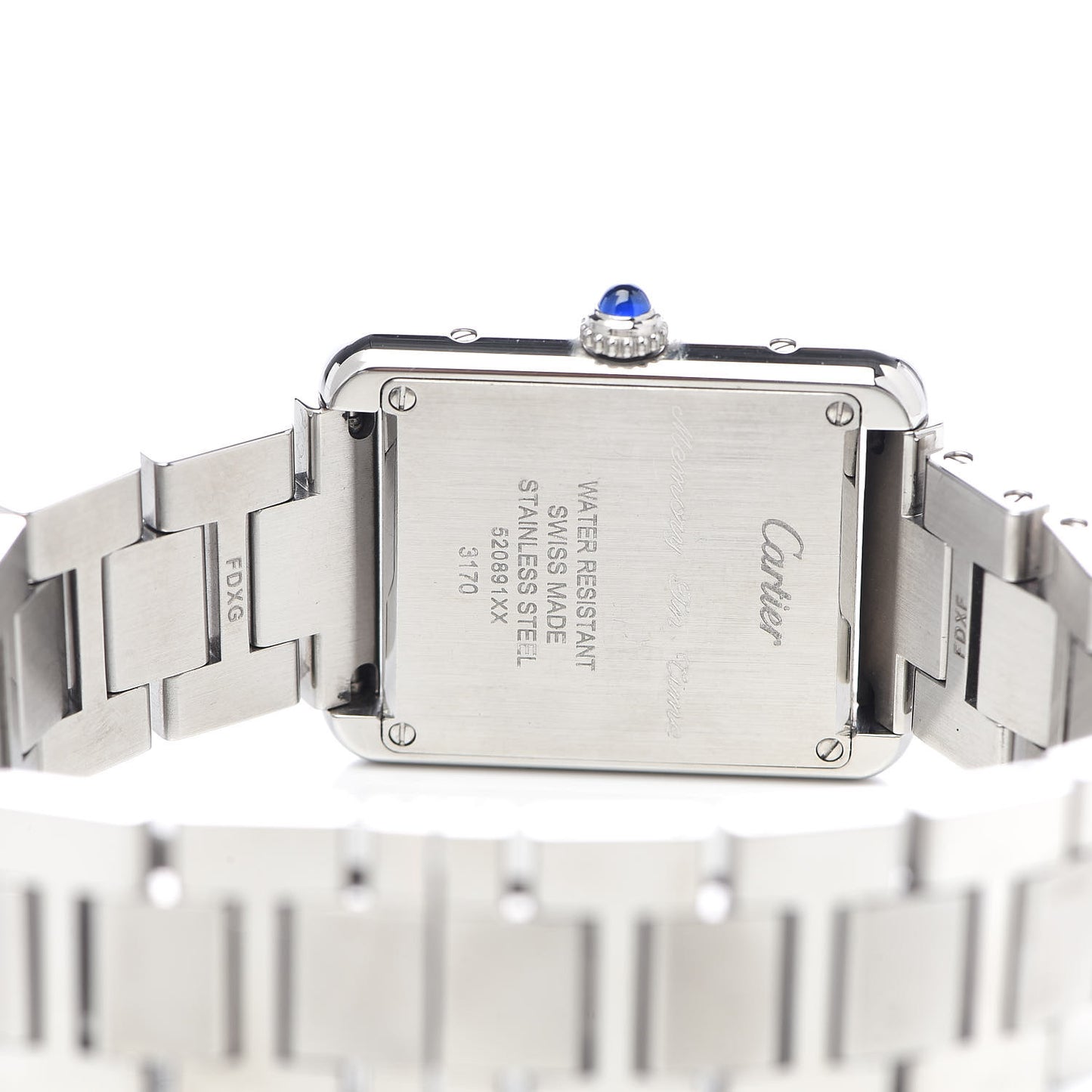 Stainless Steel 24mm Tank Solo Quartz Watch