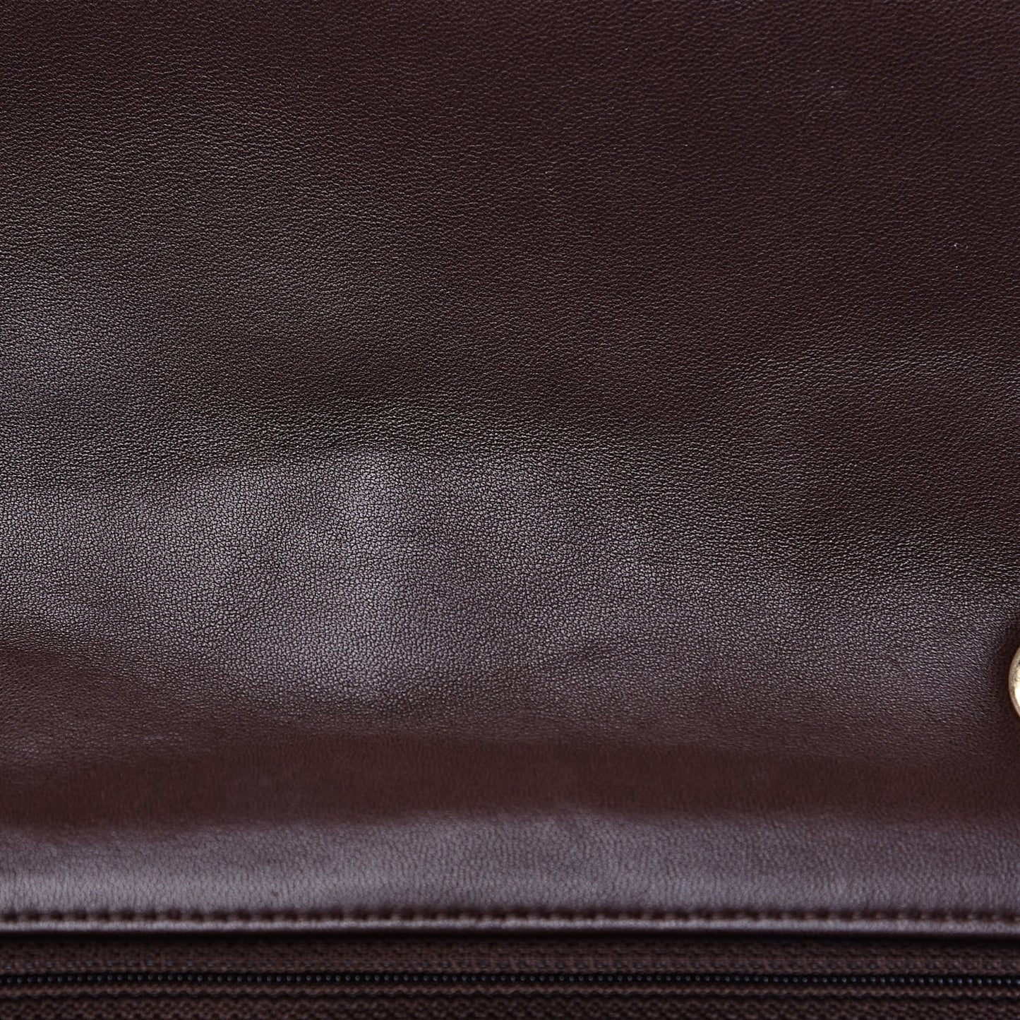 Lambskin Quilted Jumbo Single Flap Dark Brown