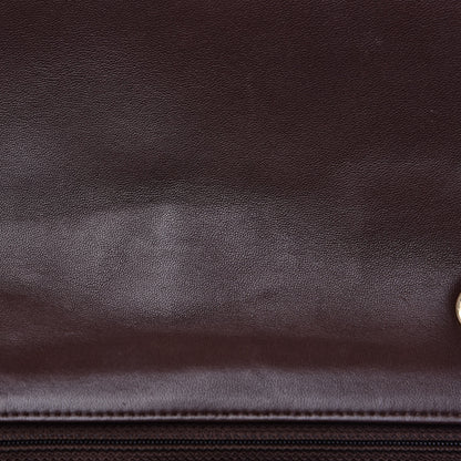 Chanel Lambskin Quilted Jumbo Single Flap Dark Brown 13 of 13