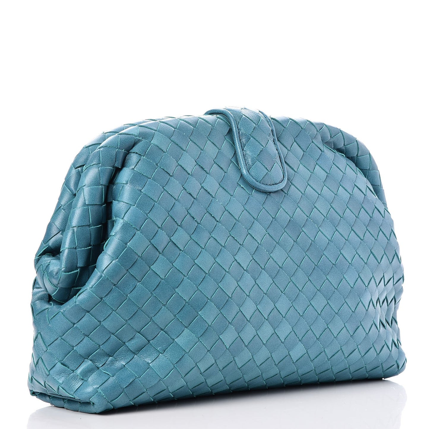 Nappa Intrecciato The Lauren 1980 Clutch Aqua