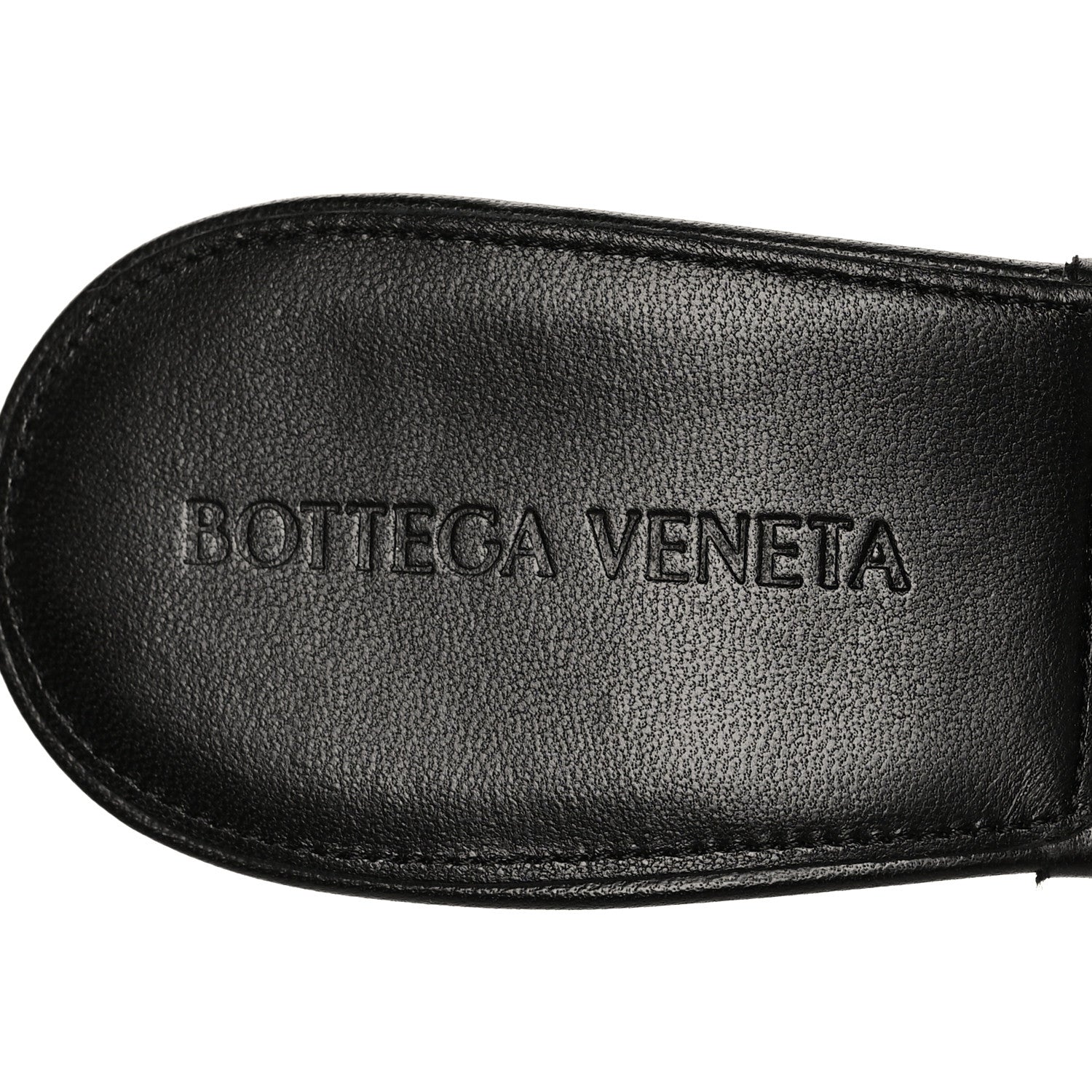Bottega Veneta Nappa Quilted Rubber Lido Mule Sandals 38.5 Black 7 of 7