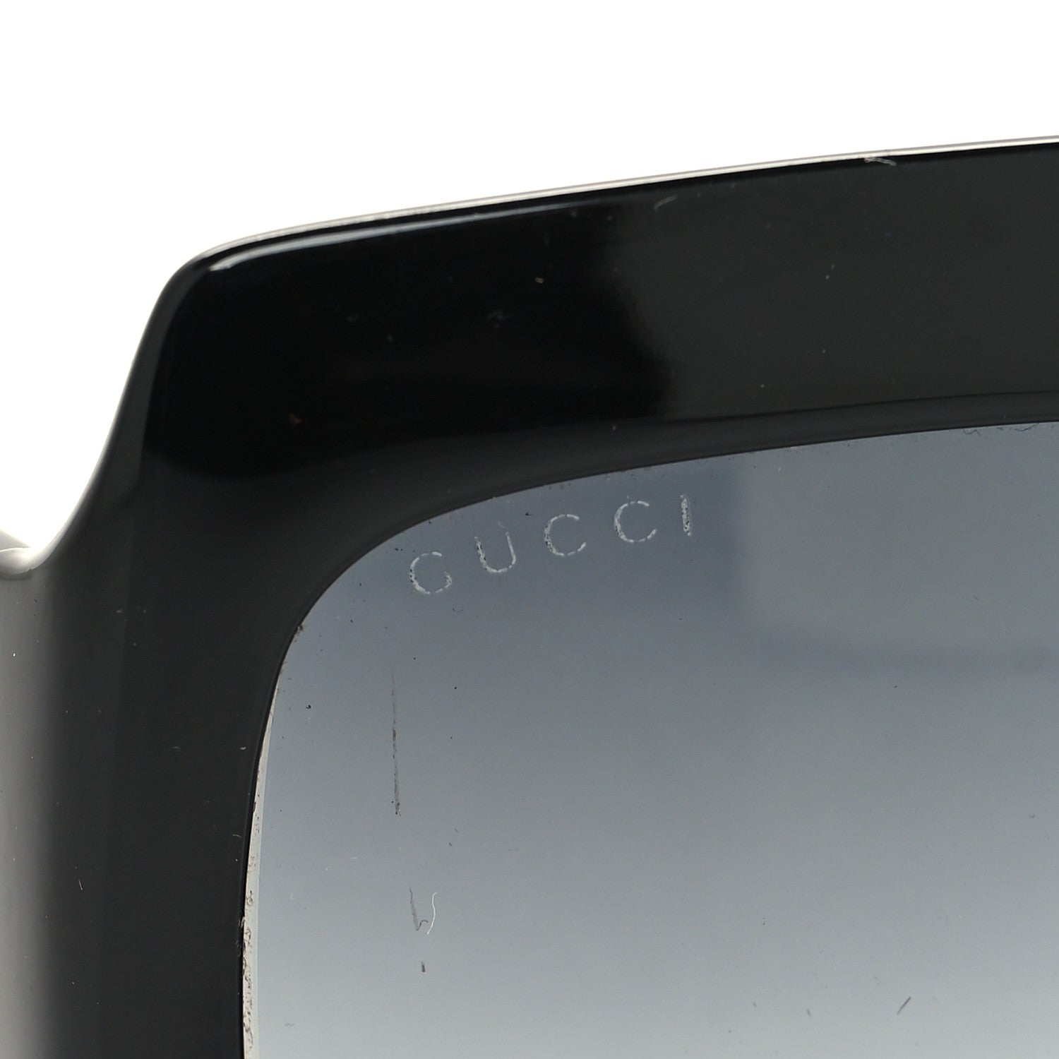 Gucci Acetate Square Frame Sunglasses GG0053S Black 9 of 9