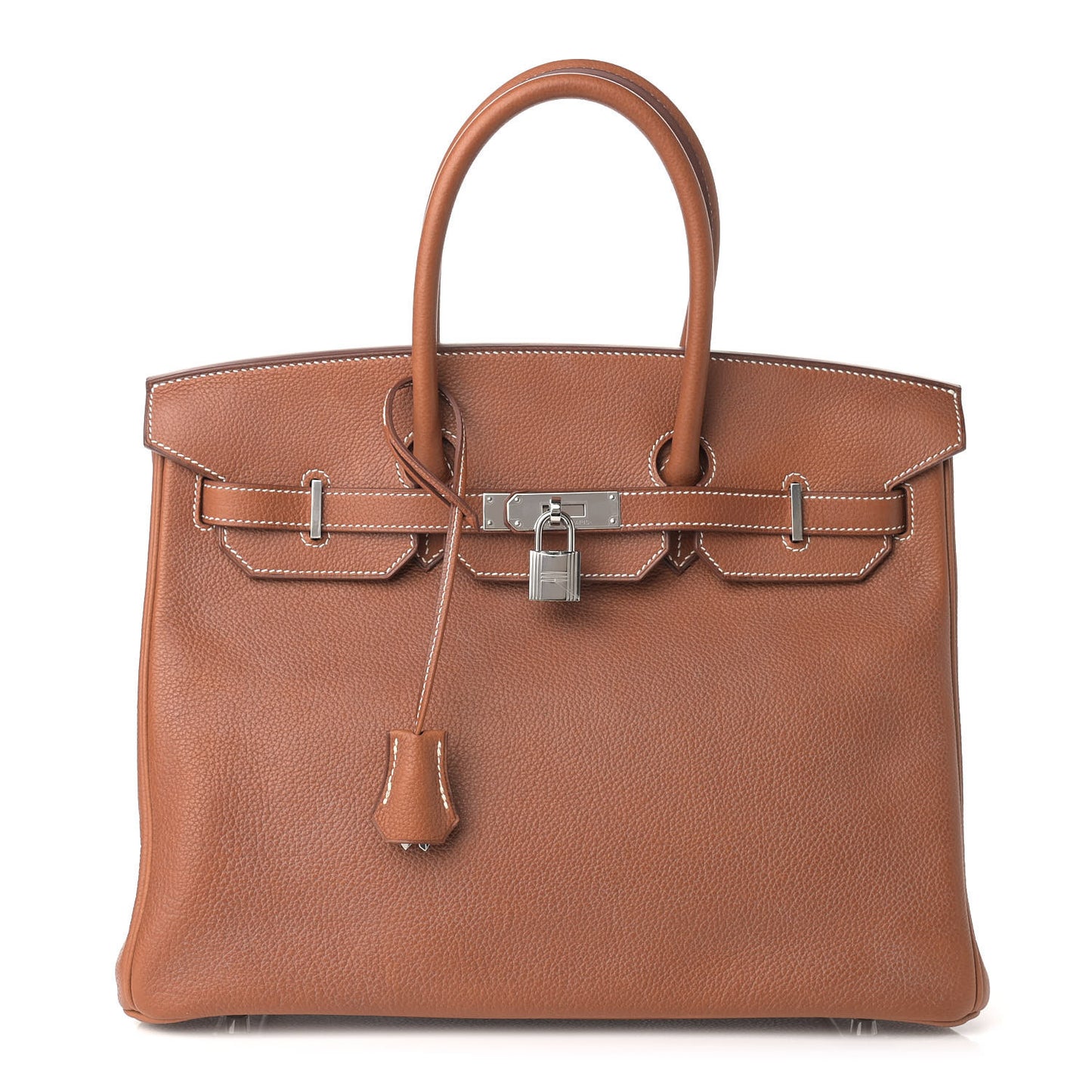 Natural Barenia Faubourg Birkin 35 Fauve