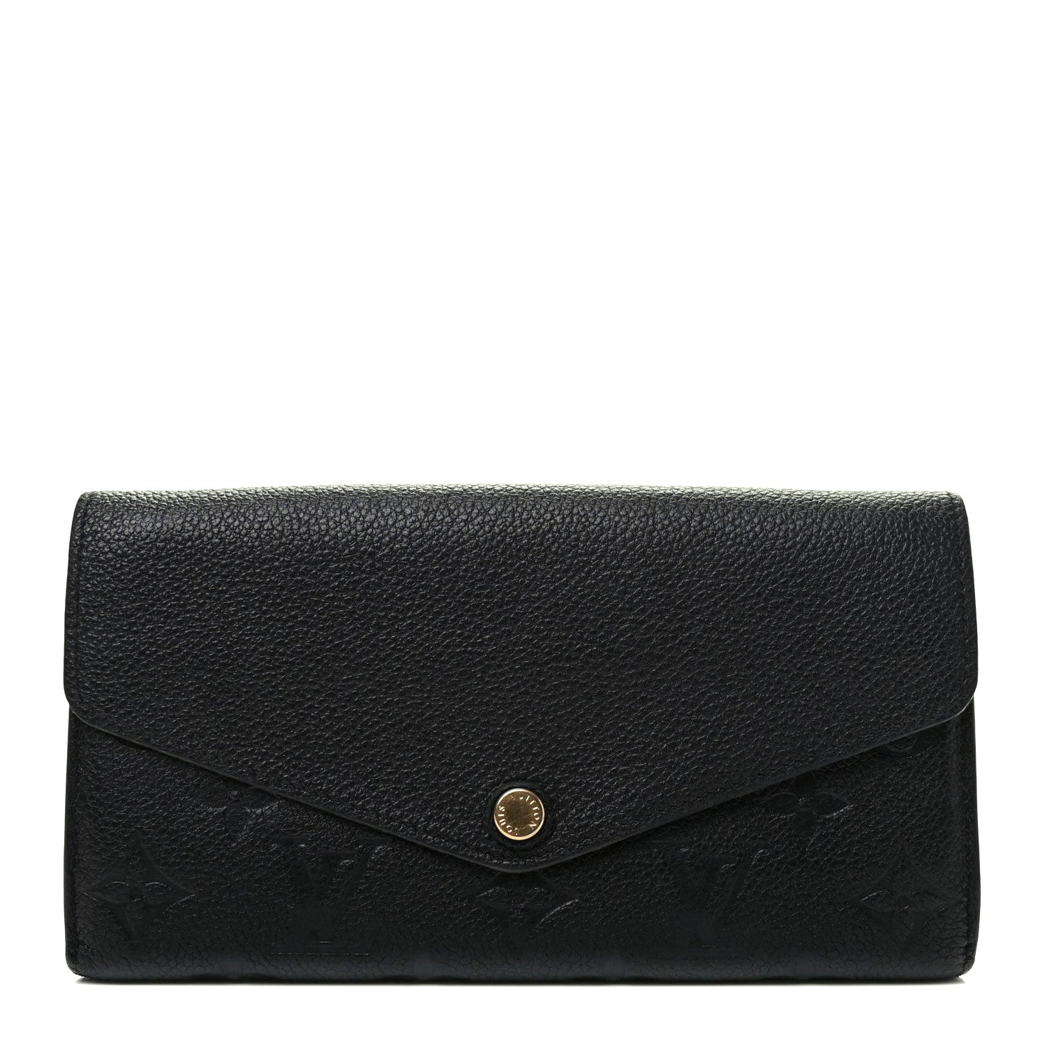Louis Vuitton Empreinte Sarah Wallet NM Black 1 of 9