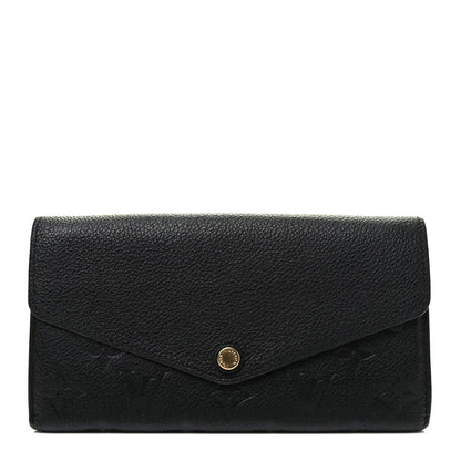 Louis Vuitton Empreinte Sarah Wallet NM Black 1 of 15