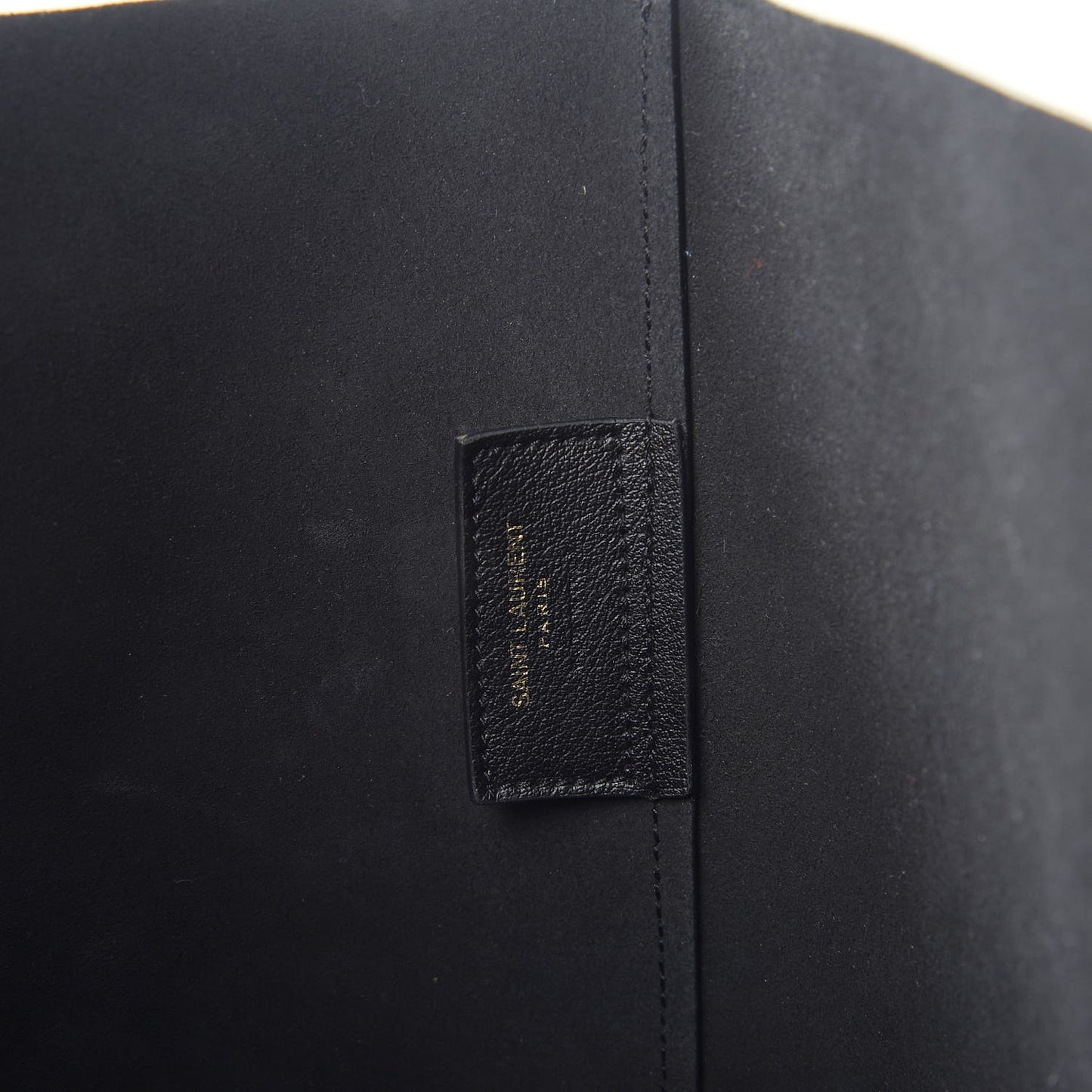 Calfskin Large Shopping Tote Black