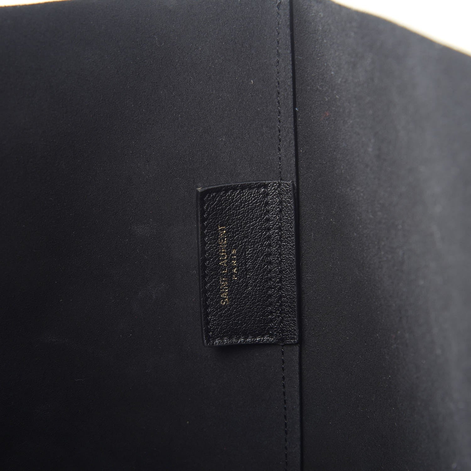 Saint Laurent Calfskin Large Shopping Tote Black 8 of 10