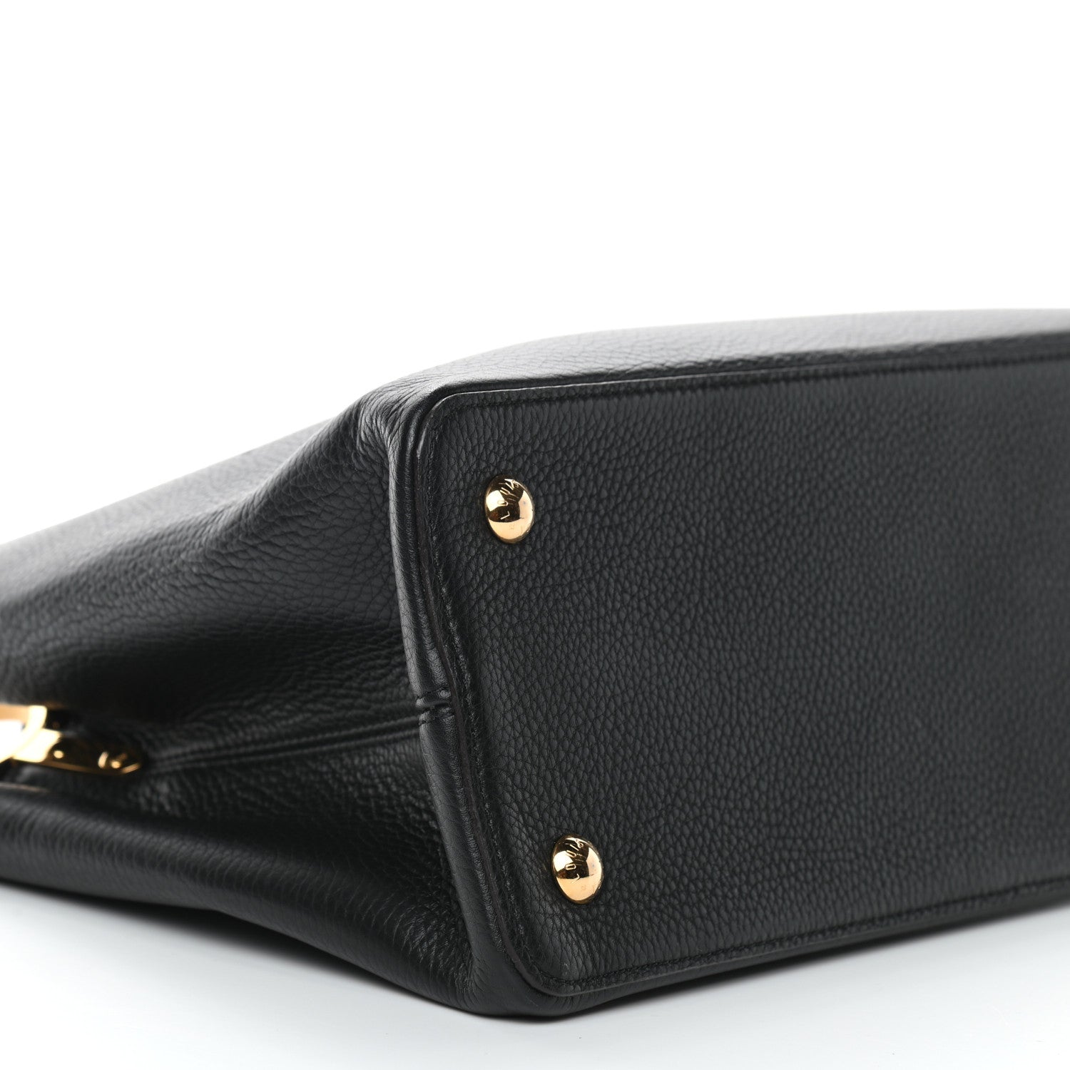 Louis Vuitton Taurillon Capucines GM Black 6 of 8