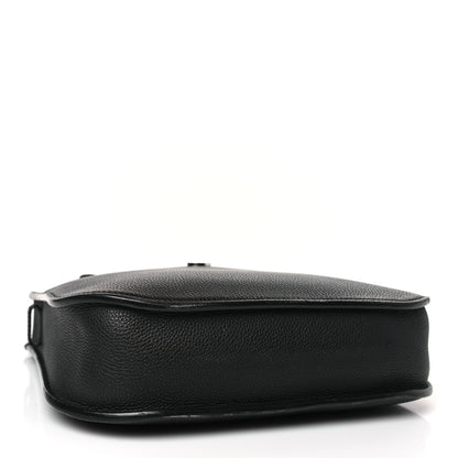 Loro Piana Grained Calfskin Fleur Crossbody Black 3 of 9