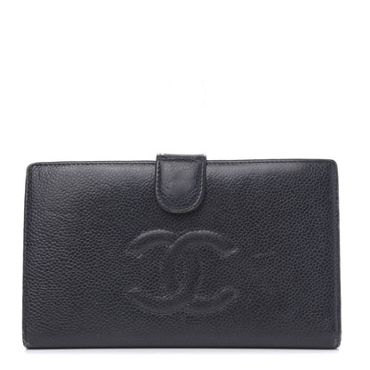 Chanel Caviar Timeless CC French Wallet Black 1 of 14