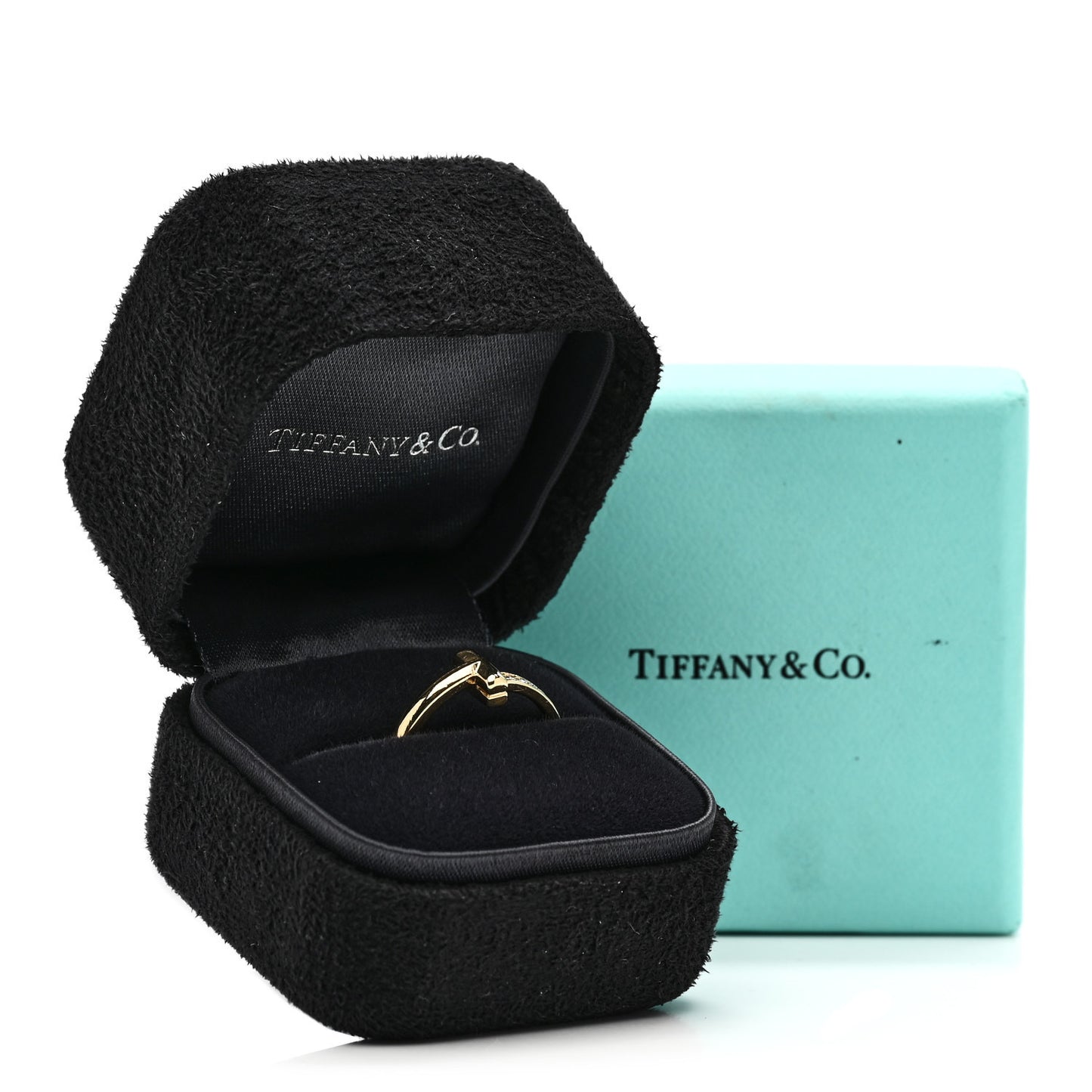18K Yellow Gold Diamond 2.5mm T T1 Ring 58 8.25