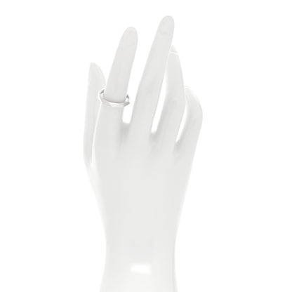 Graff 18K White Gold 3.2mm Laurence Graff Signature Wedding Band Ring 54 6.75 2 of 6