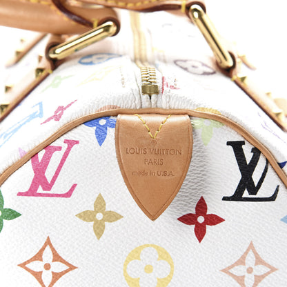 Louis Vuitton Monogram Multicolor Speedy 30 White 8 of 9
