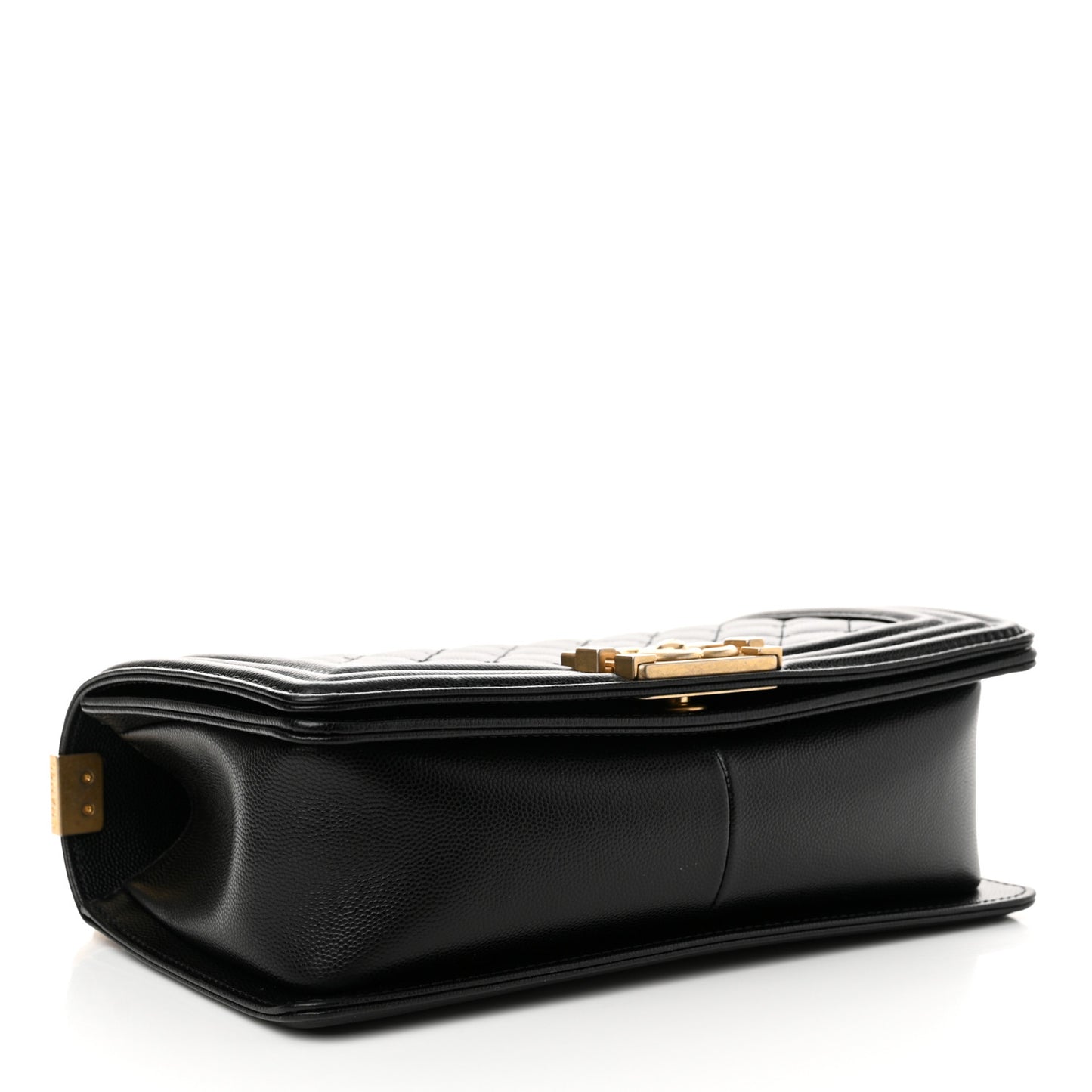 Caviar Quilted Medium Boy Flap Black