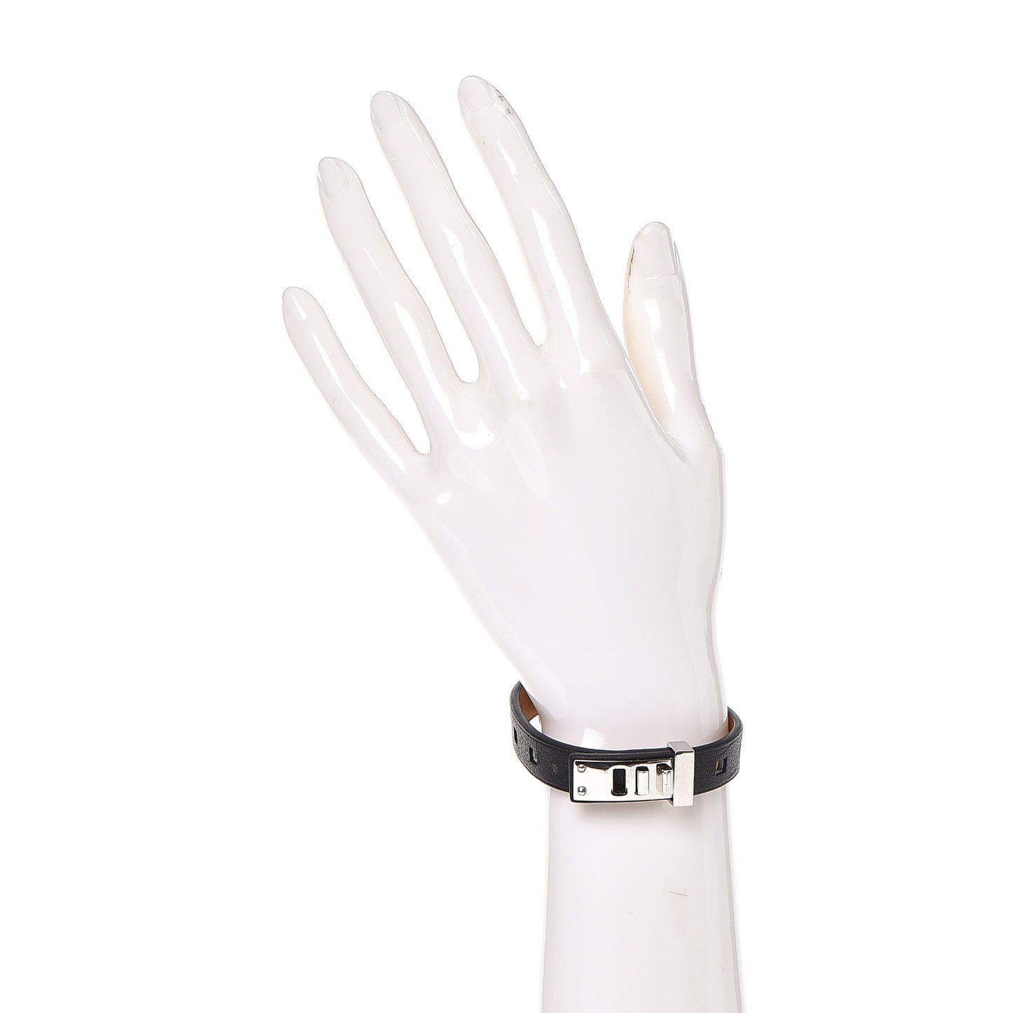 Swift Mini Dog Perforations Carrees Bracelet T4 Black