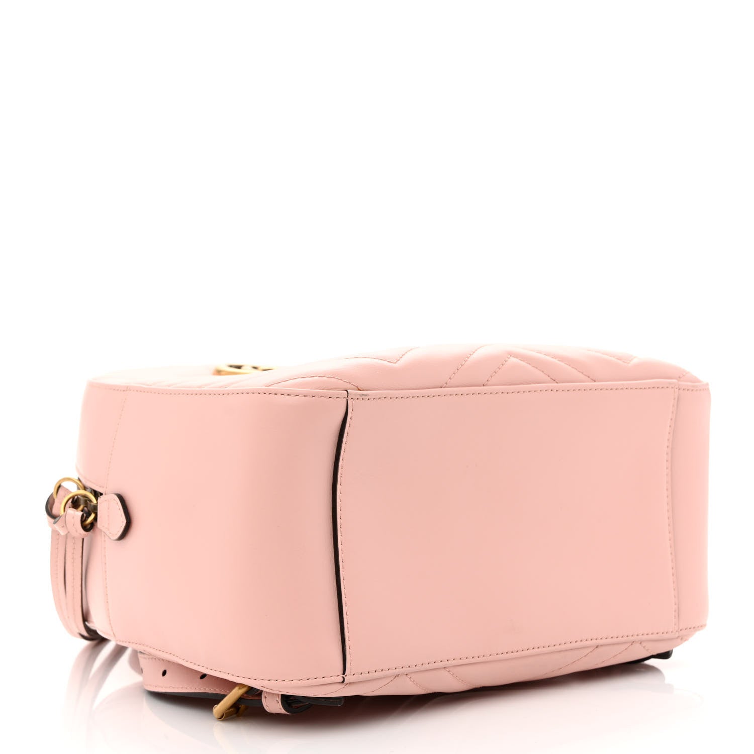 Gucci Calfskin Matelasse GG Marmont Dome Backpack Perfect Pink 4 of 11