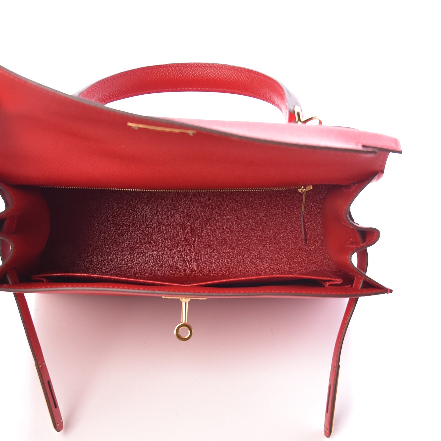Epsom Kelly Sellier 28 Rouge Casaque