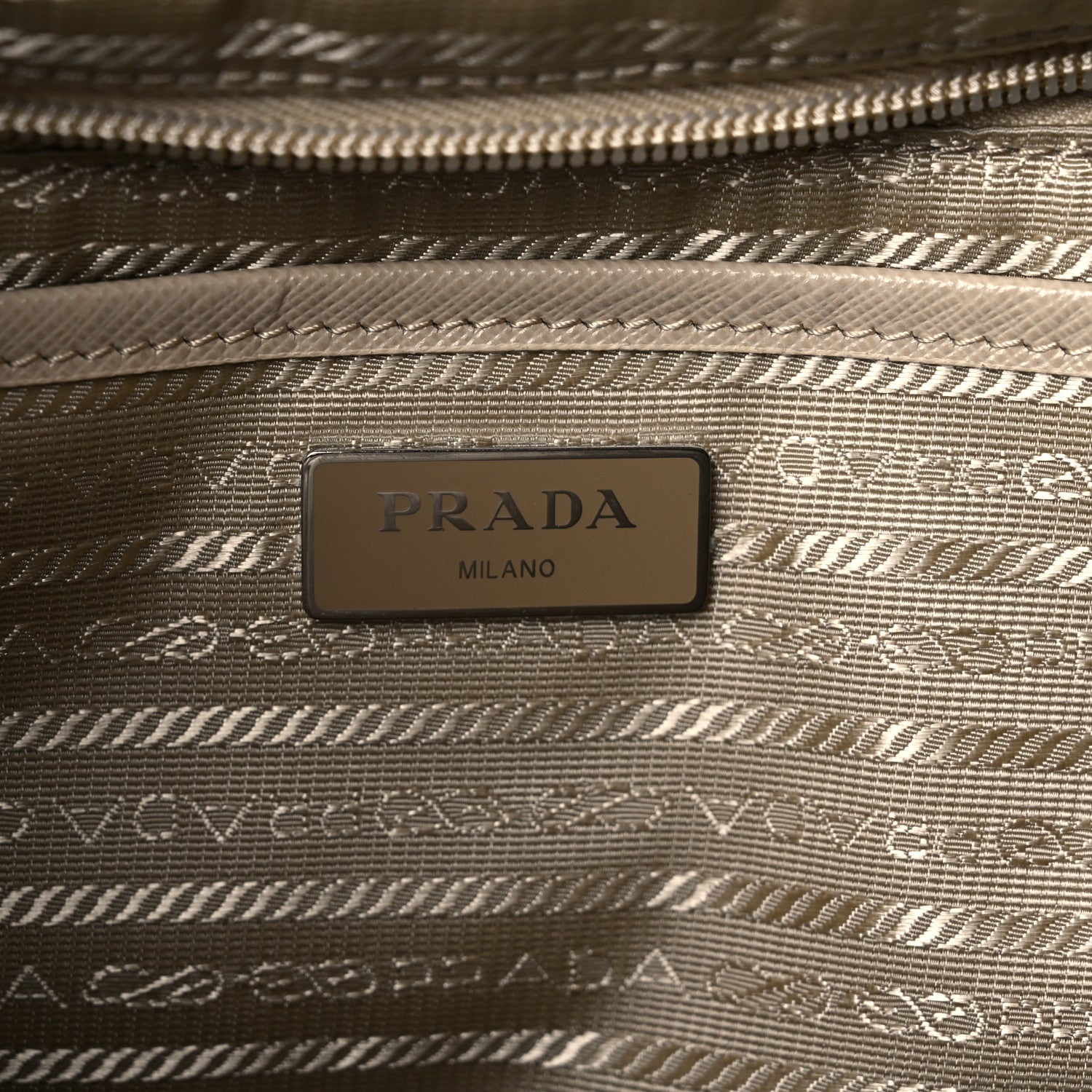 Prada Nylon Saffiano Medium Backpack Deserto 5 of 10
