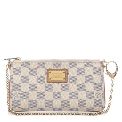 Louis Vuitton Damier Azur Pochette Milla MM 1 of 12