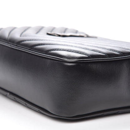 Saint Laurent Calfskin Matelasse Monogram Lou Camera Bag Black 9 of 10