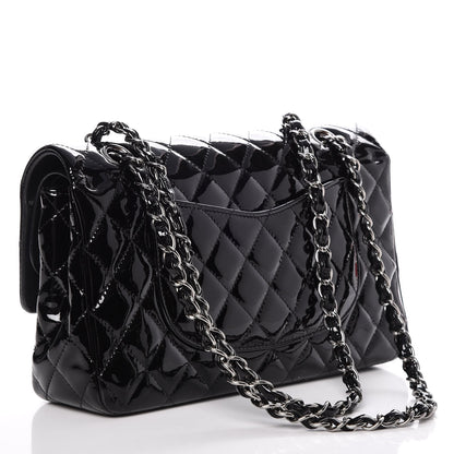 Chanel Patent Quilted Medium Double Flap Black 4 of 10