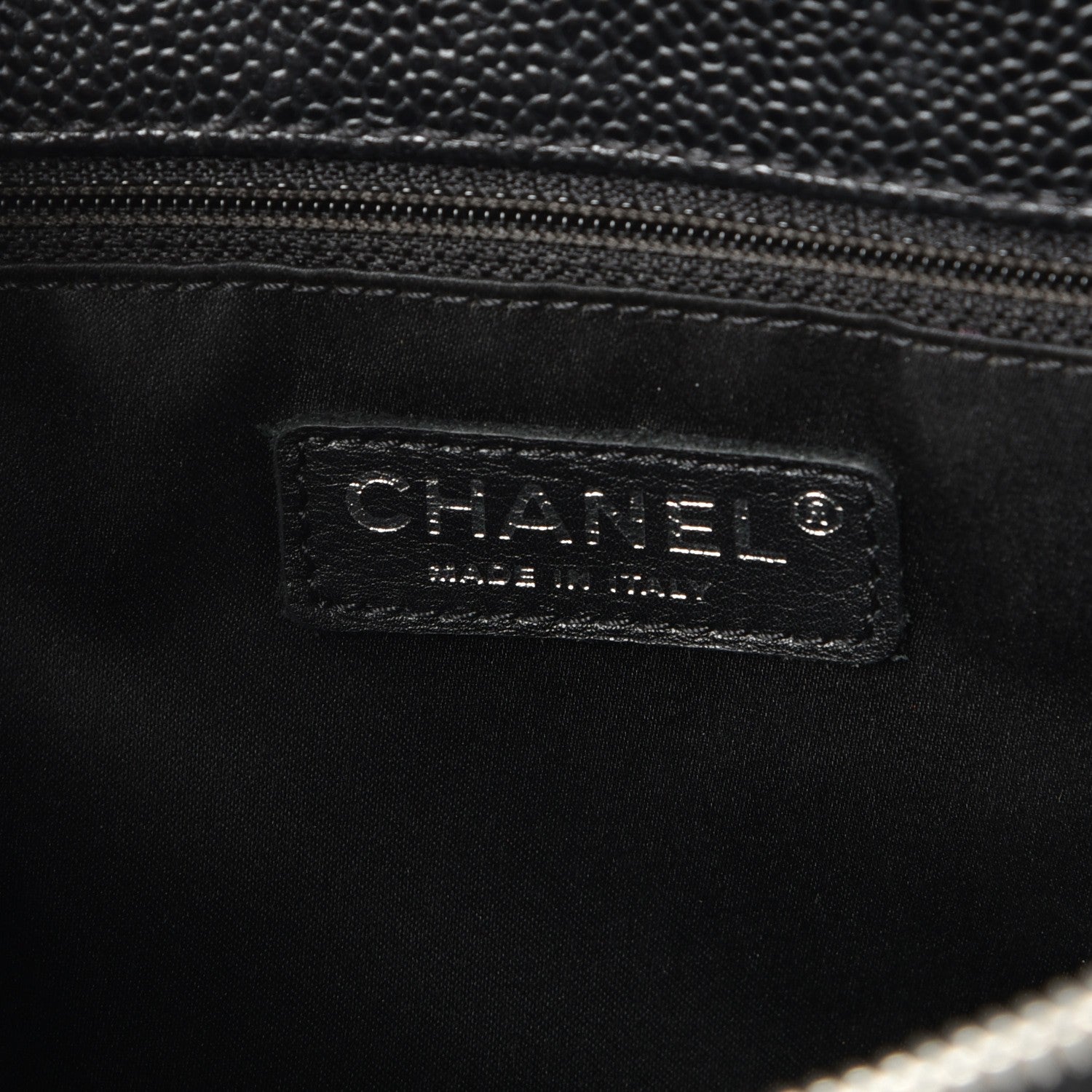 Chanel Caviar Quilted Grand Shopping Tote GST Black 6 of 8