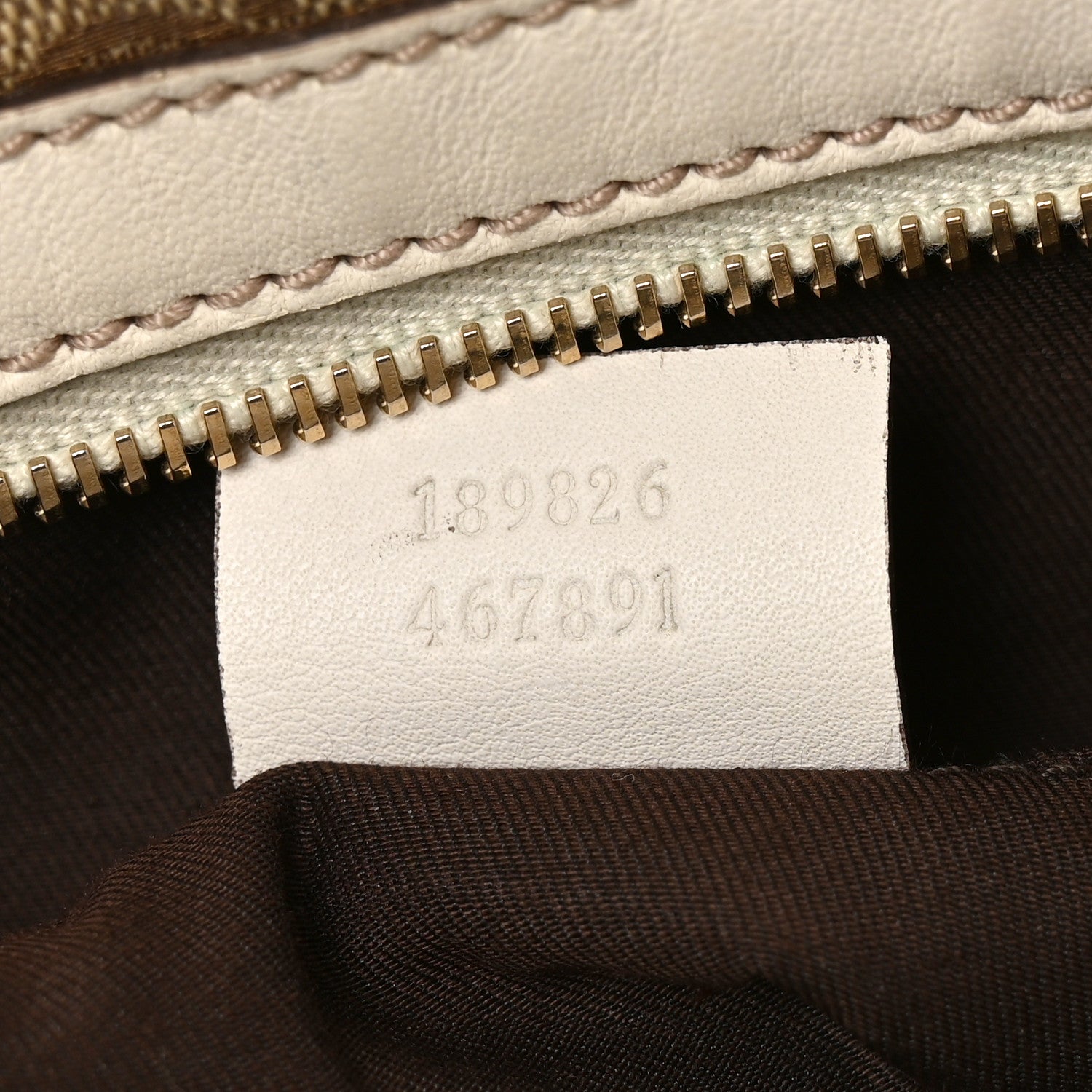 Gucci Monogram Trophy Tote Beige Ebony Mystic White 6 of 9