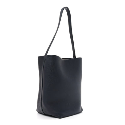 The Row Grained Calfskin Medium N/S Park Tote Marine 3 of 10