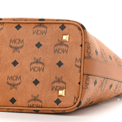 MCM Visetos Essential Drawstring Bag Cognac 9 of 9