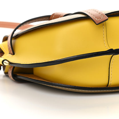 Loewe Calfskin Small Gate Crossbody Bag Mocca Yellow Pecan 7 of 8